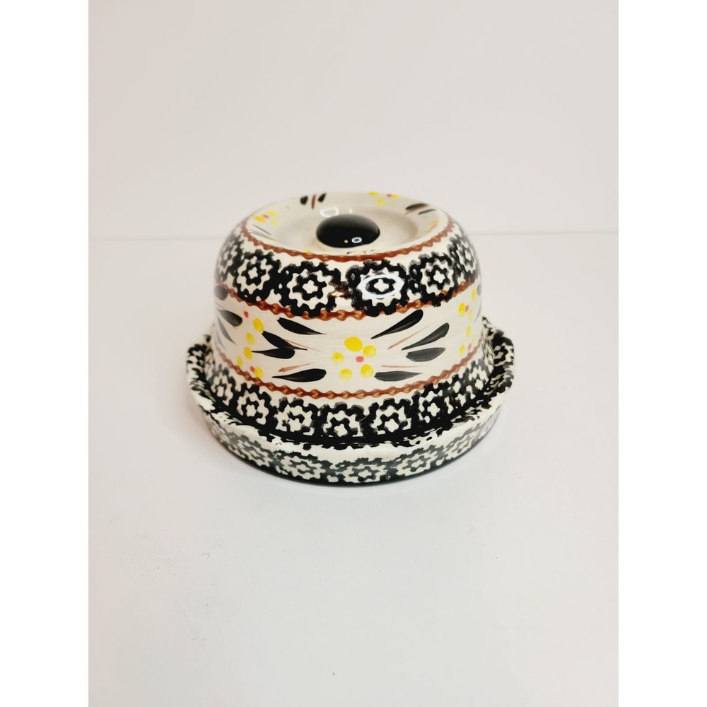 Temp-tations Dishwasher Microwave Oven Safe Ceramic Egg Cup with Bowl Cover